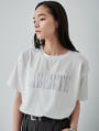 箔プリントロゴTシャツ