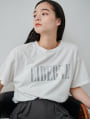 箔プリントロゴTシャツ
