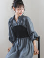 【cestmignon_mauセレクト】ビスチェドッキングワンピース